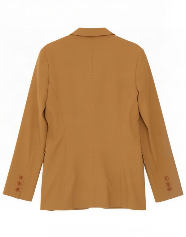 Jaqueta blazer feminina Zara com 4 botões EU 40 lã marrom médio