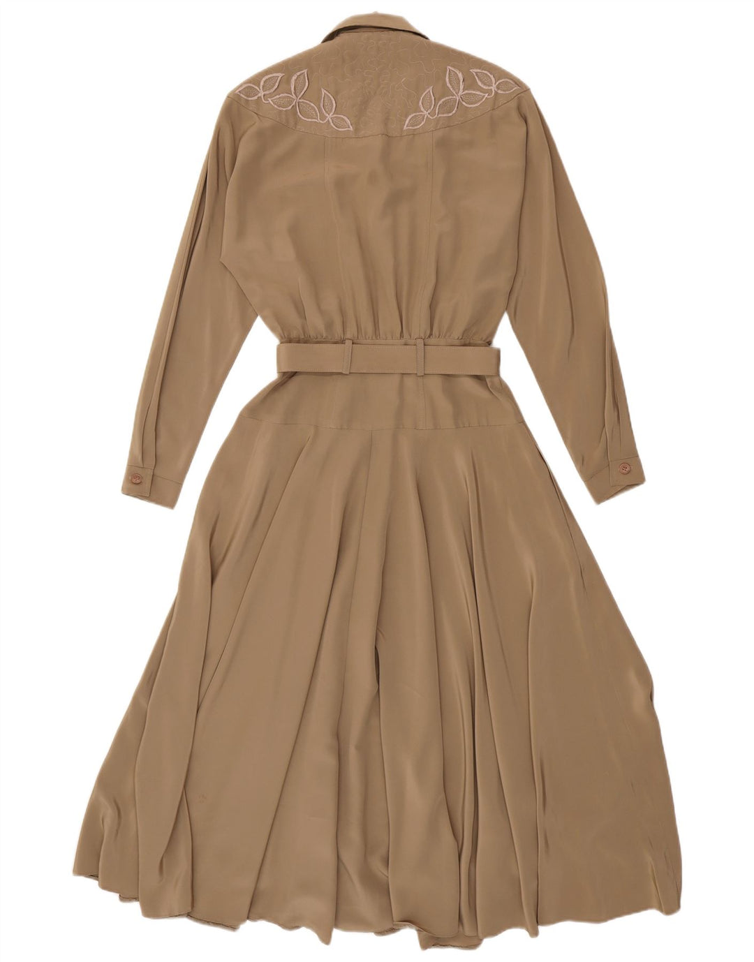 Vestido maxi feminino de manga comprida WALLIS US 8 médio bege