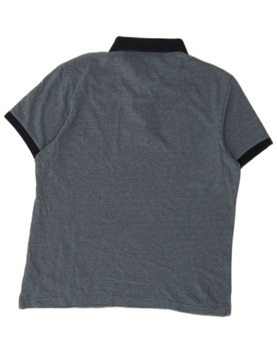Camisa polo masculina Barbour grande algodão colorblock azul marinho