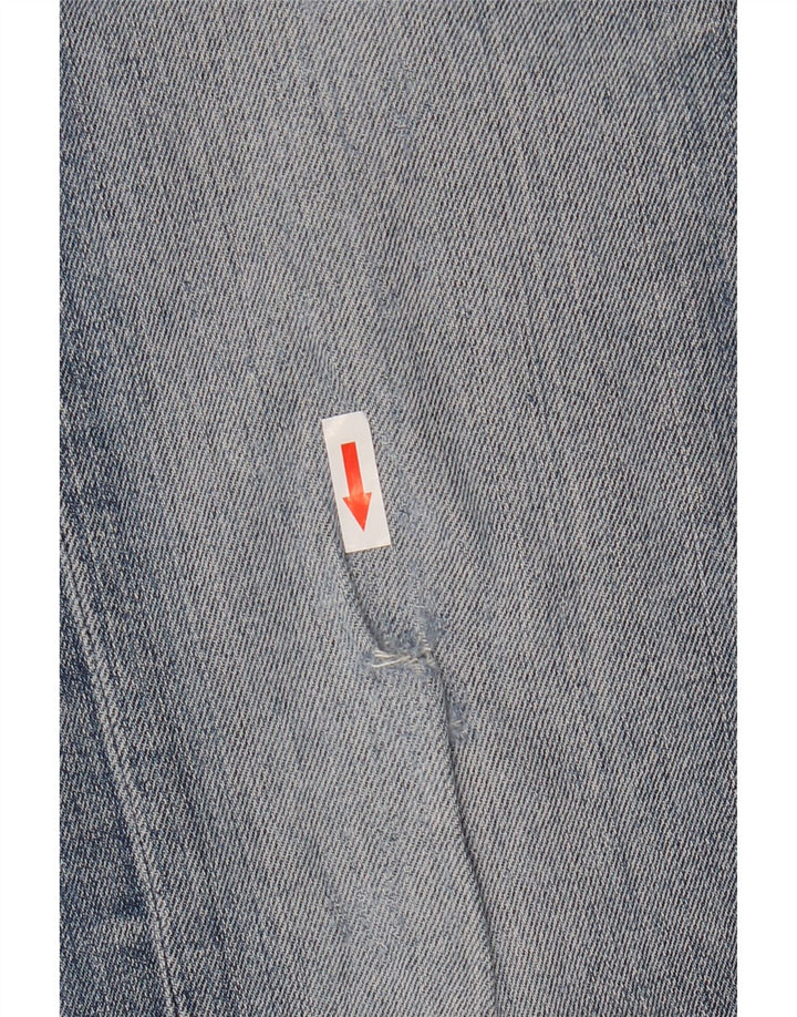 Lee Womens Daren Straight Jeans W34 L30 Azul Algodão