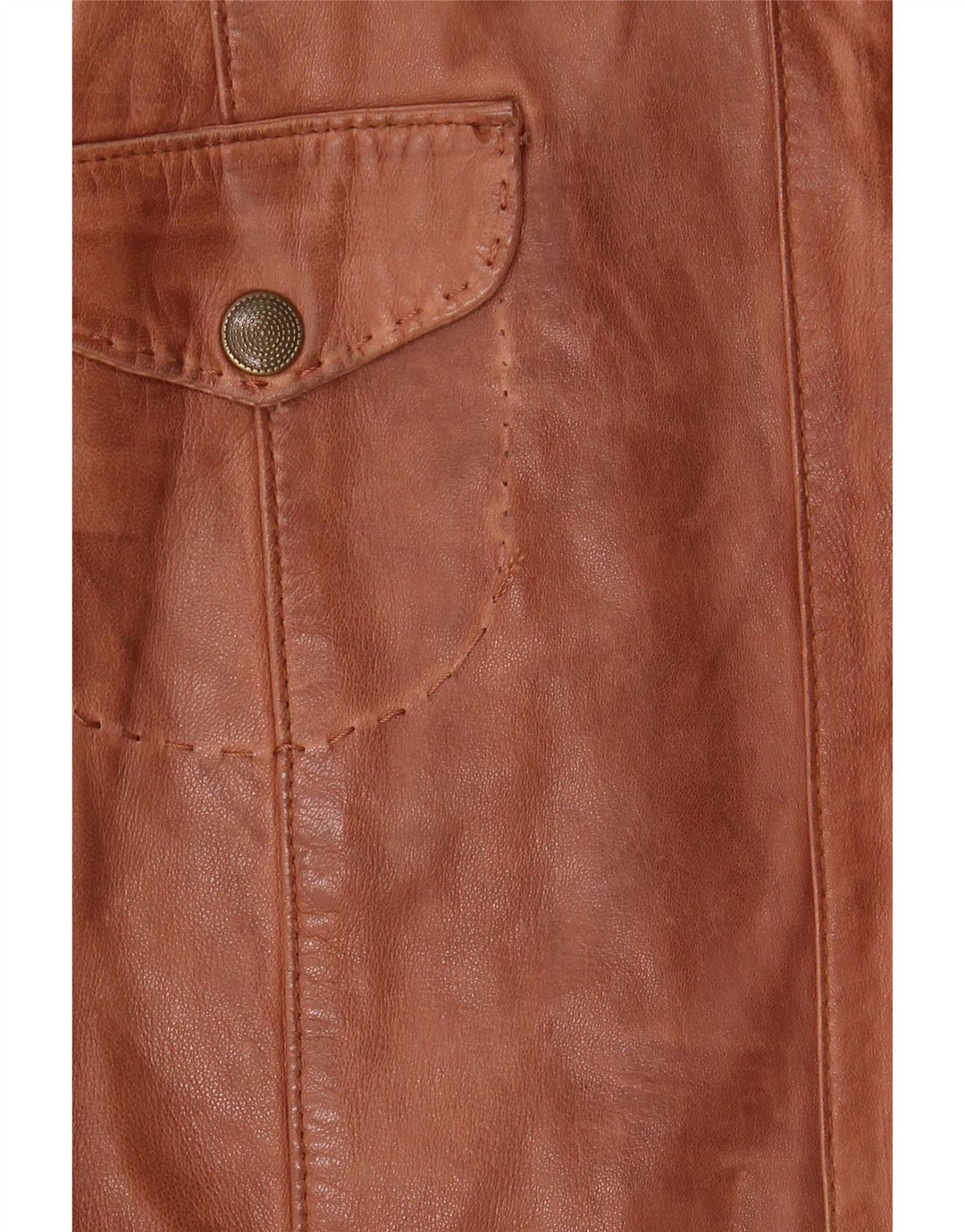 Jaqueta de couro masculina Conbipel IT 50 grande marrom