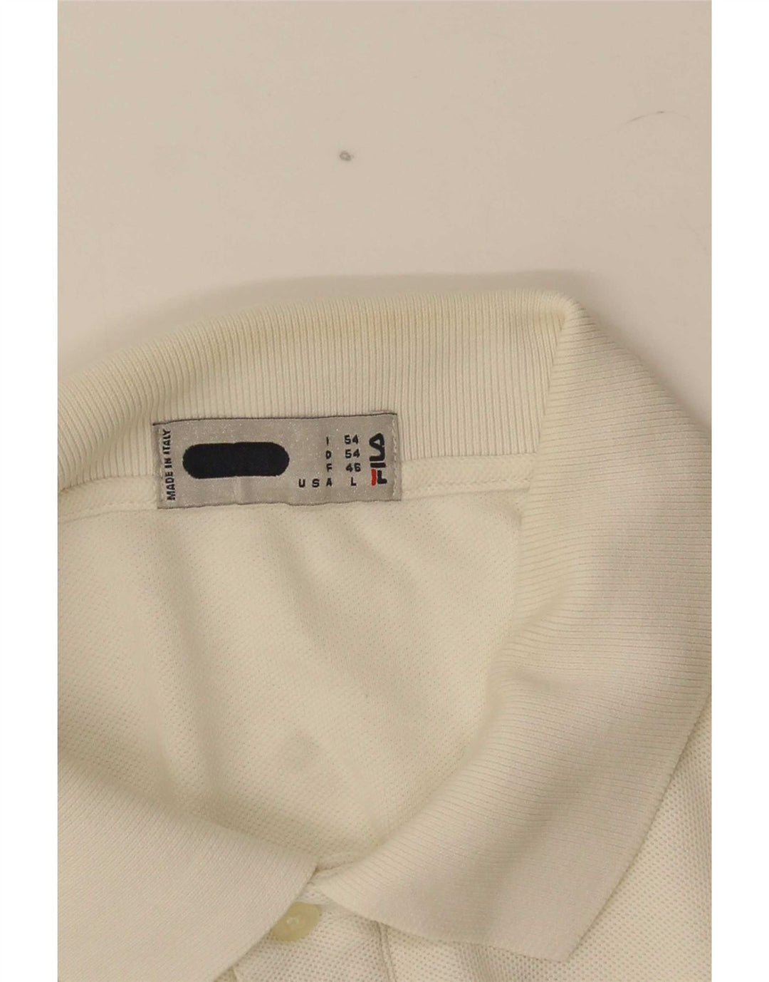 Camisa polo masculina Fila grande branca