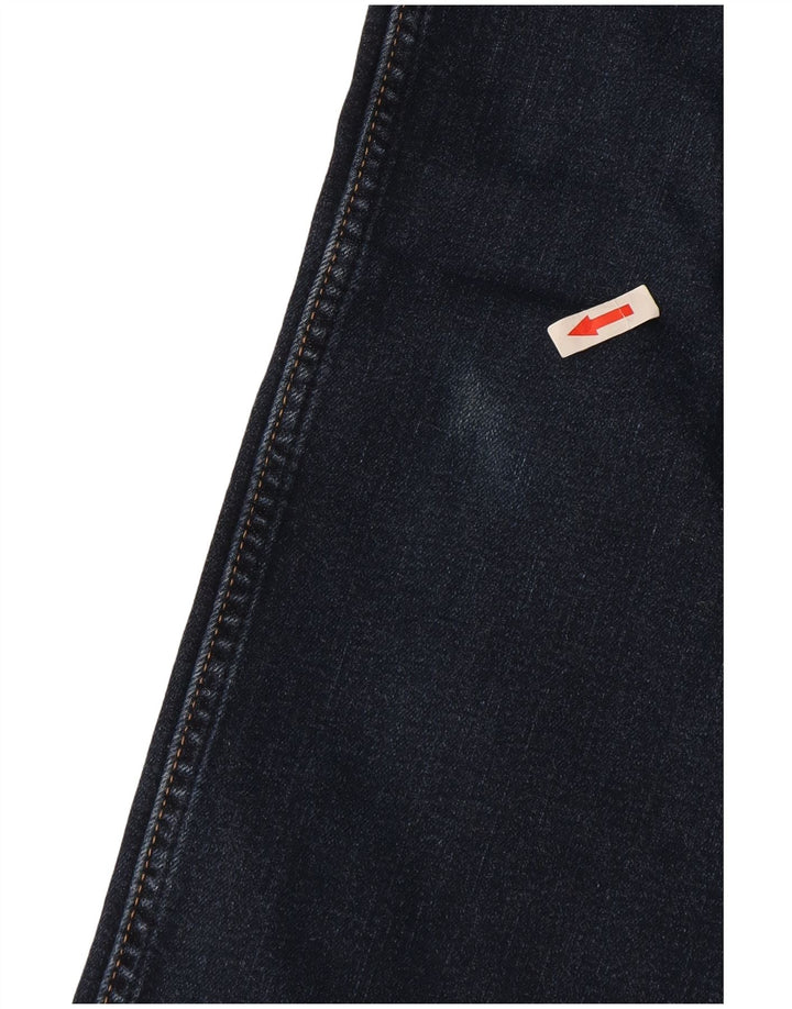 Wrangler Mens Regular Fit Straight Jeans W32 L32 Azul Marinho Algodão