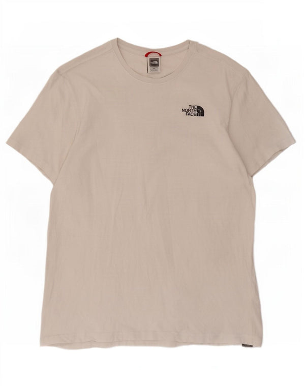 Camiseta gráfica masculina The North Face Top médio algodão branco