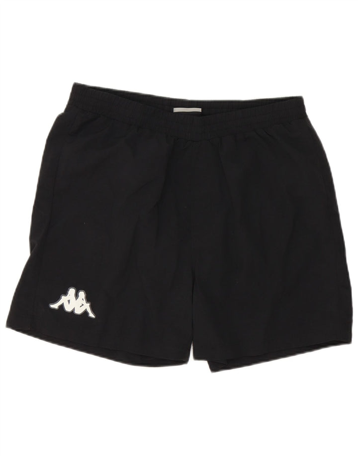 Shorts de natação masculino KAPPA poliéster preto médio
