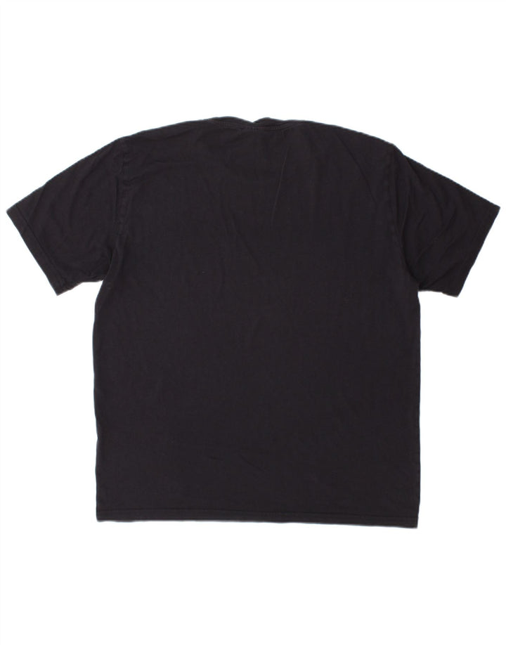 Camiseta gráfica masculina Champion Top Médio Azul Marinho