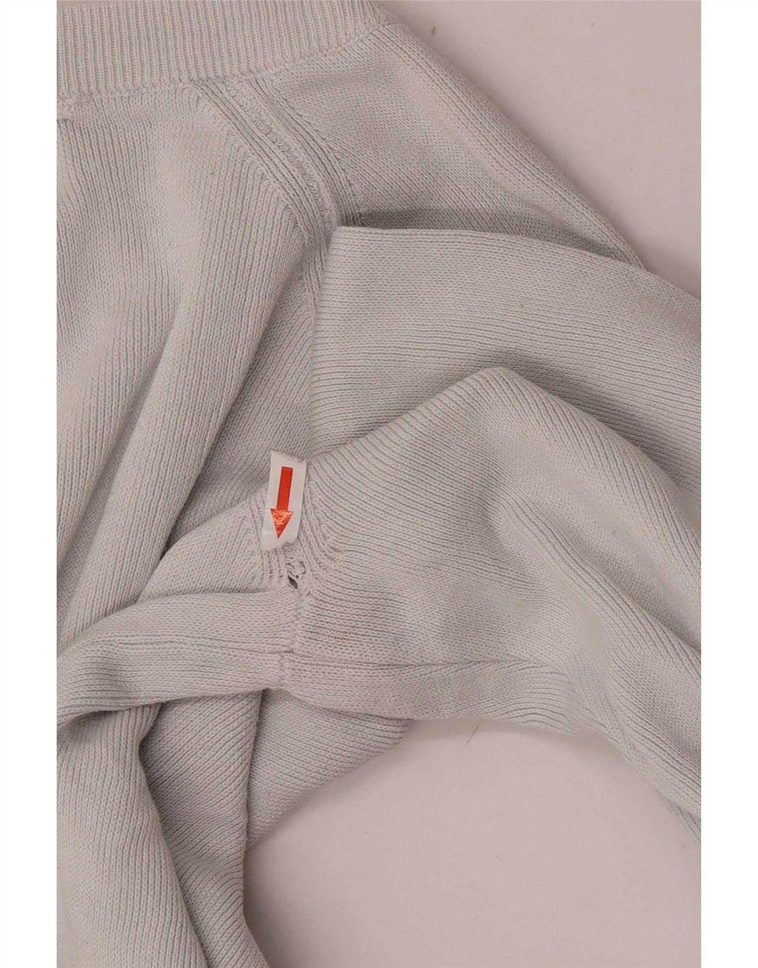 Zara Suéter masculino com gola redonda grande cinza