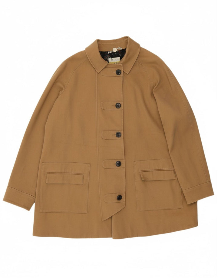 Sobretudo feminino HOBBS UK 12 algodão bege médio
