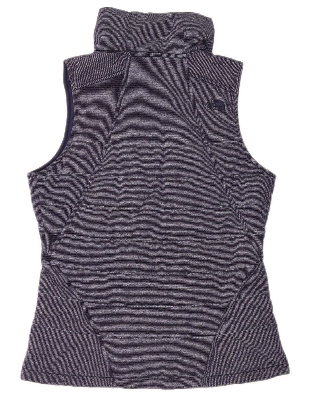 Colete acolchoado feminino THE NORTH FACE UK 14 risca de giz azul marinho médio