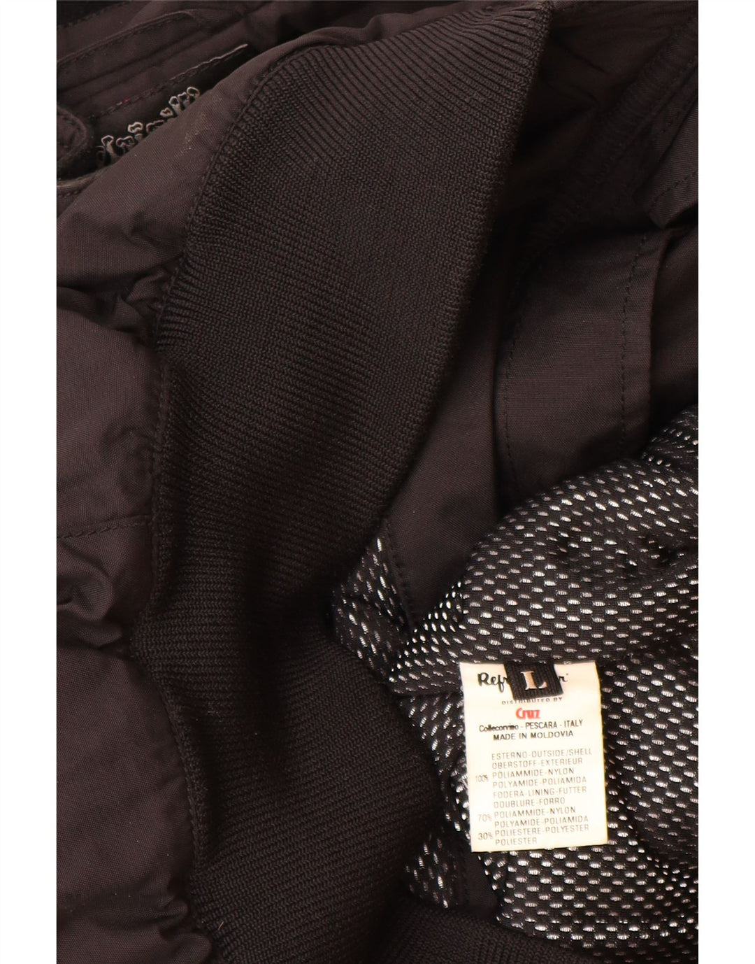 Jaqueta bomber masculina Refrigiwear 13-14 anos grande poliamida preta