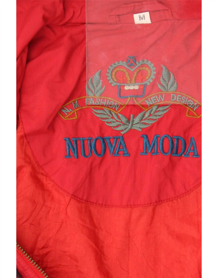 Jaqueta bomber masculina Nuova Moda UK 38 vermelho médio