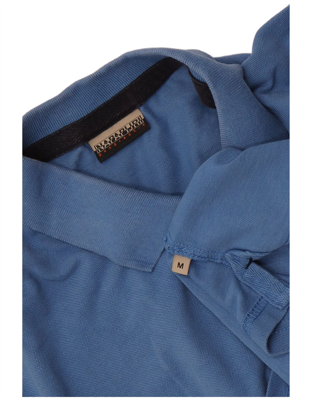 Camisa polo masculina Napapijri azul médio