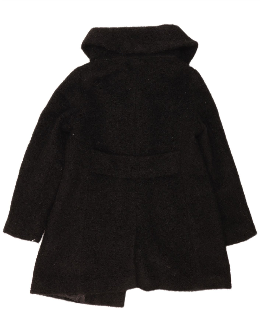Sobretudo feminino Marella UK 16 grande mohair preto
