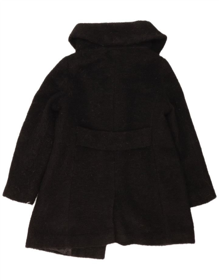 Sobretudo feminino Marella UK 16 grande mohair preto