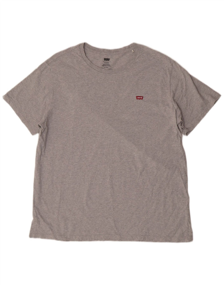 Camiseta masculina Levi's Standard Fit Top XL algodão cinza