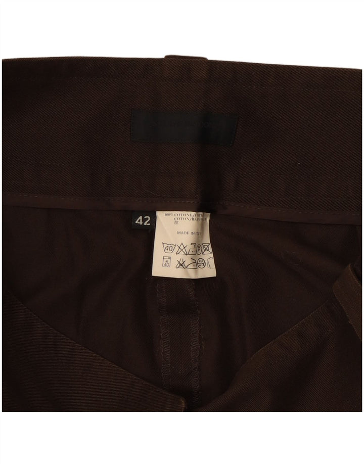 Traje CNC Saia Cargo Feminina Nacional IT 42 Médio W30 Algodão Marrom