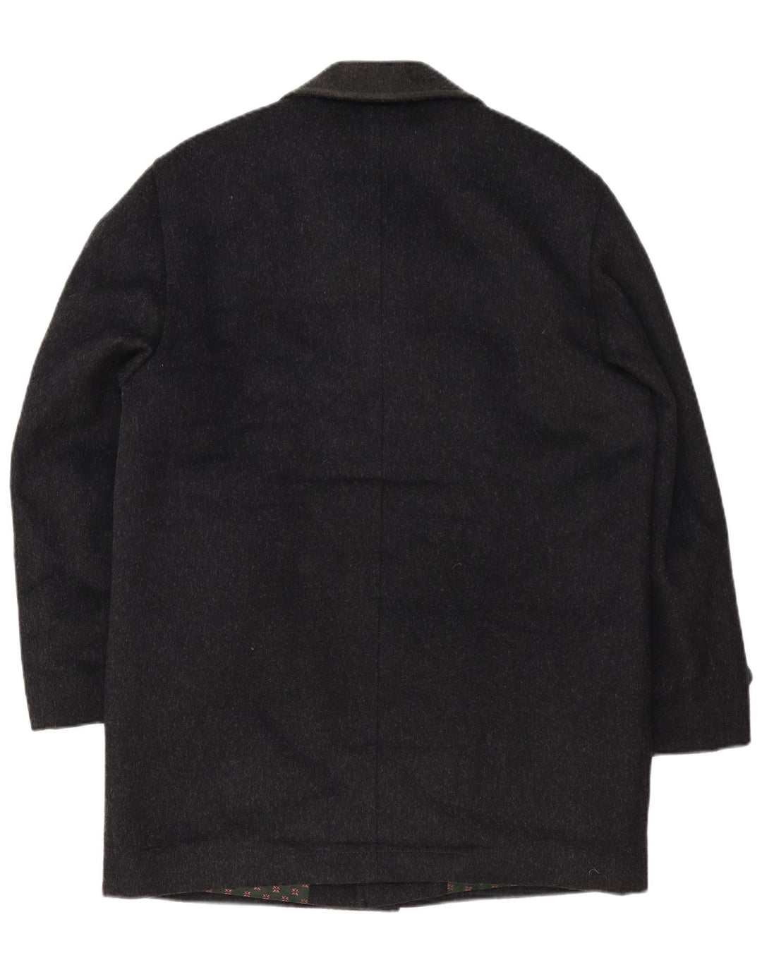 Steinbock Sobretudo masculino solto EU 44 XS lã preta