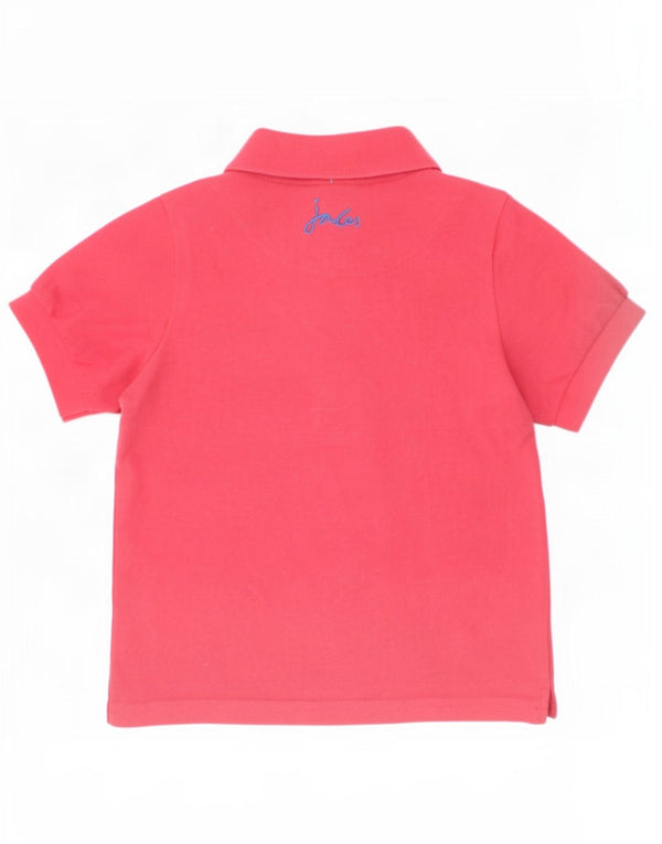 Polo Joules Menino 3-4 Anos Algodão Rosa
