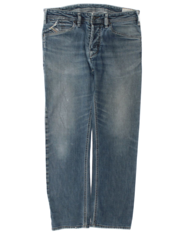 Jeans retos masculinos Diesel W32 L30 algodão azul
