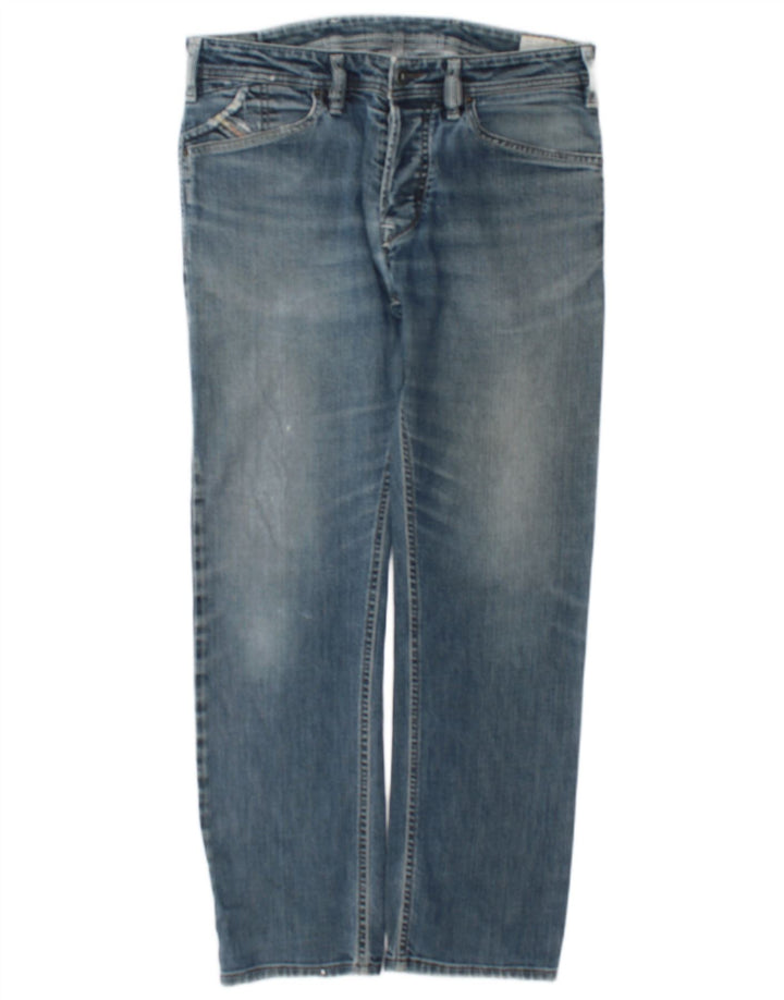 Jeans retos masculinos Diesel W32 L30 algodão azul