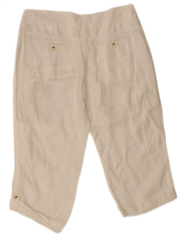 Calça Capri Masculina Fat Face UK 10 Pequena W32 L23 Branca