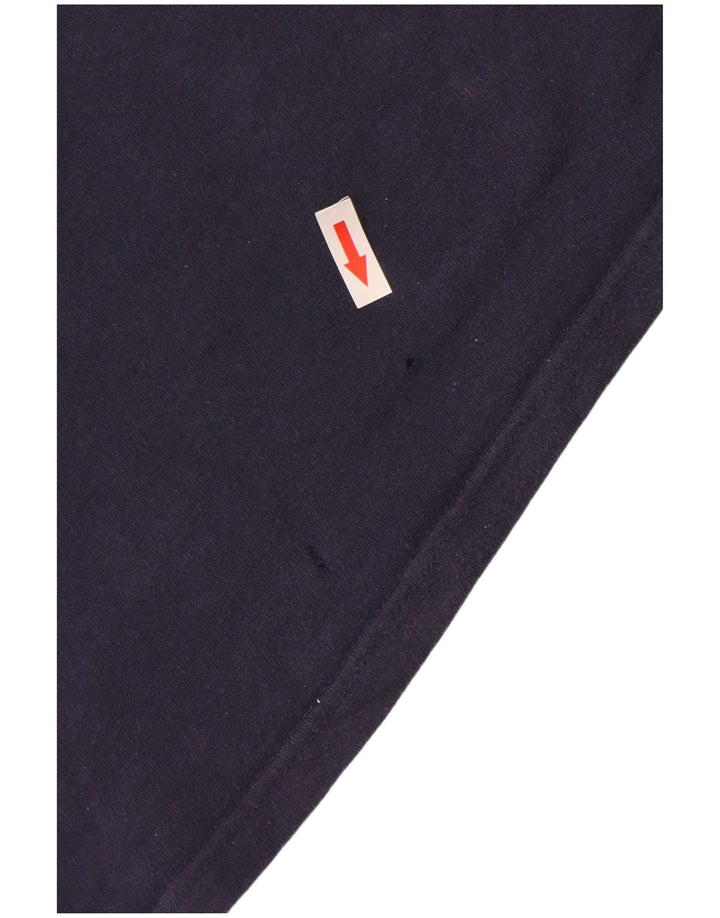 Camiseta gráfica masculina WEIRD FISH Top 3XL algodão azul marinho