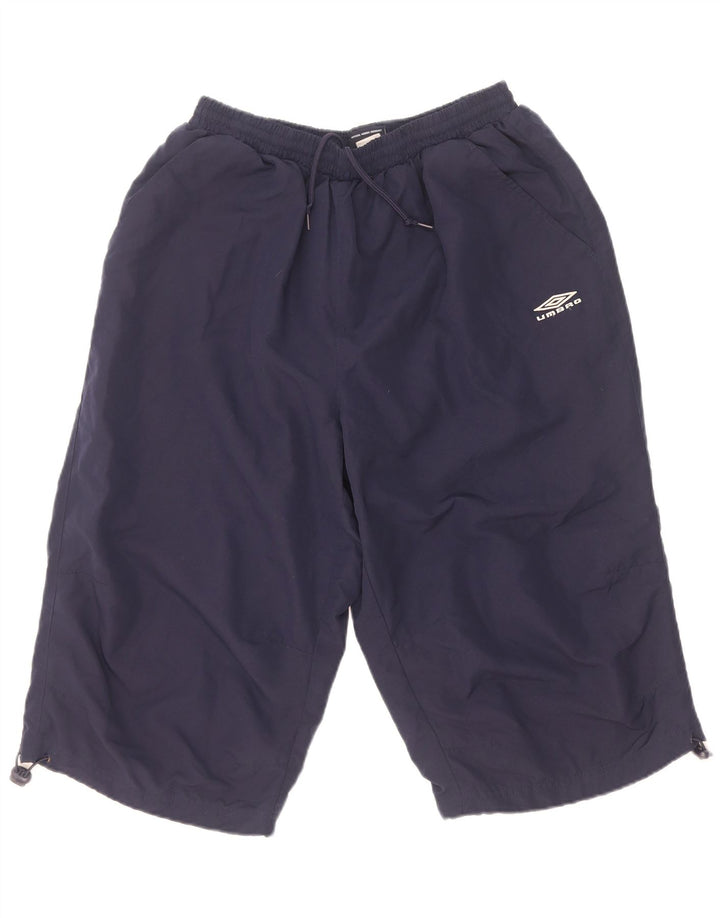Bermuda esportiva masculina Umbro XL azul marinho poliéster