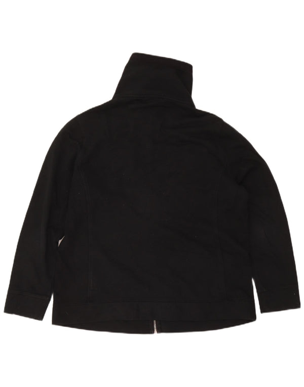 Ralph Lauren Jaqueta feminina de treino UK 18 XL algodão preto