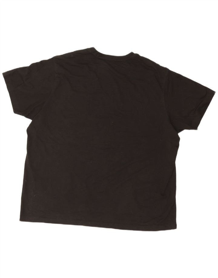 EDDIE BAUER Camiseta masculina Top 3XL Algodão Preto