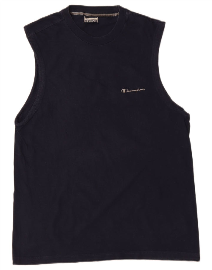 CHAMPION Mens Colete Top XL Azul Marinho