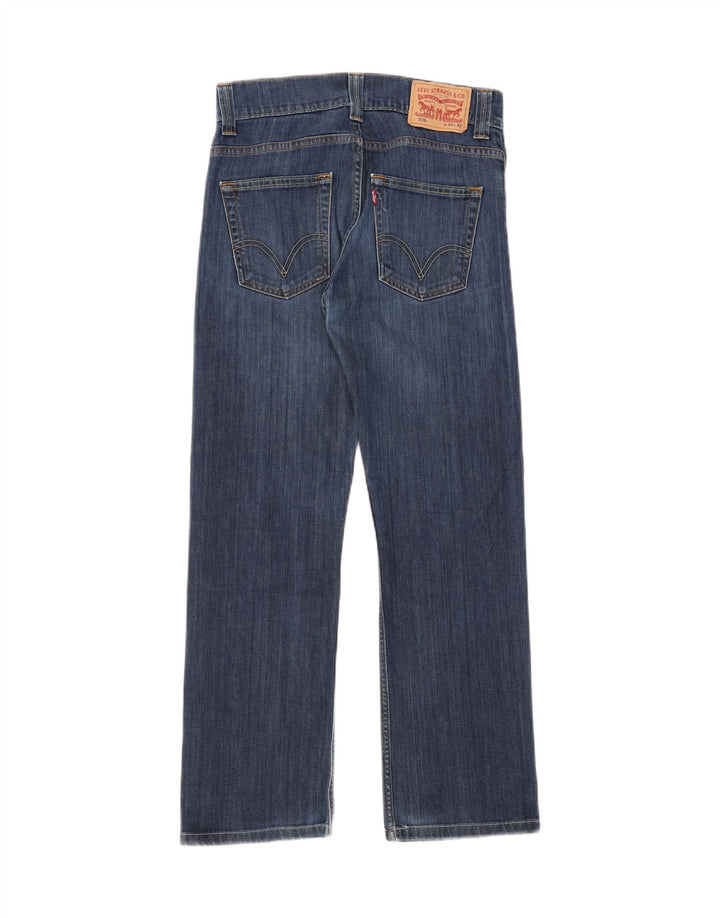 Calça jeans feminina Levi's 506 Straight W30 L28 azul algodão