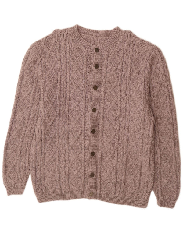 Suéter Cardigan Masculino Vintage XL Roxo