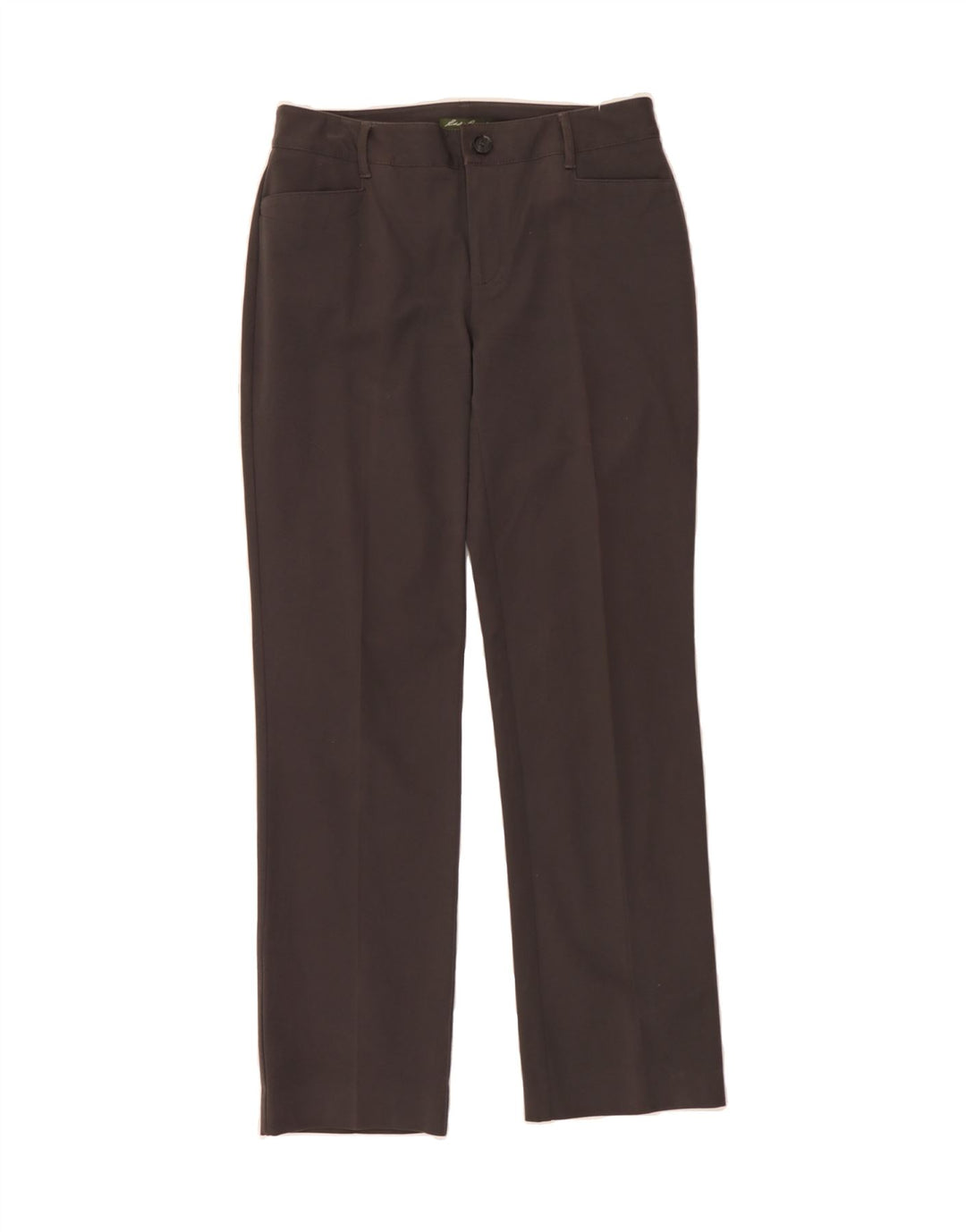 EDDIE BAUER Womens Seattle Straight Casual Trousers W34 L33 Grey Cotton Vintage Eddie Bauer and Second-Hand Eddie Bauer from Messina Hembry 