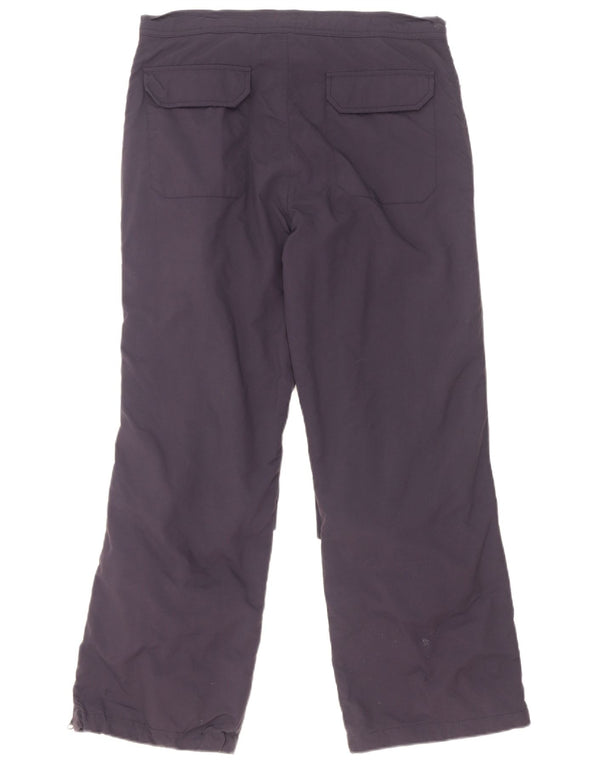 Calça corta-vento reta masculina canadense média W34 L29 azul marinho