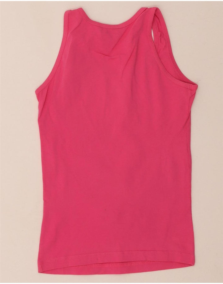 Adidas Womens Vest Top UK 10 Pequeno Rosa