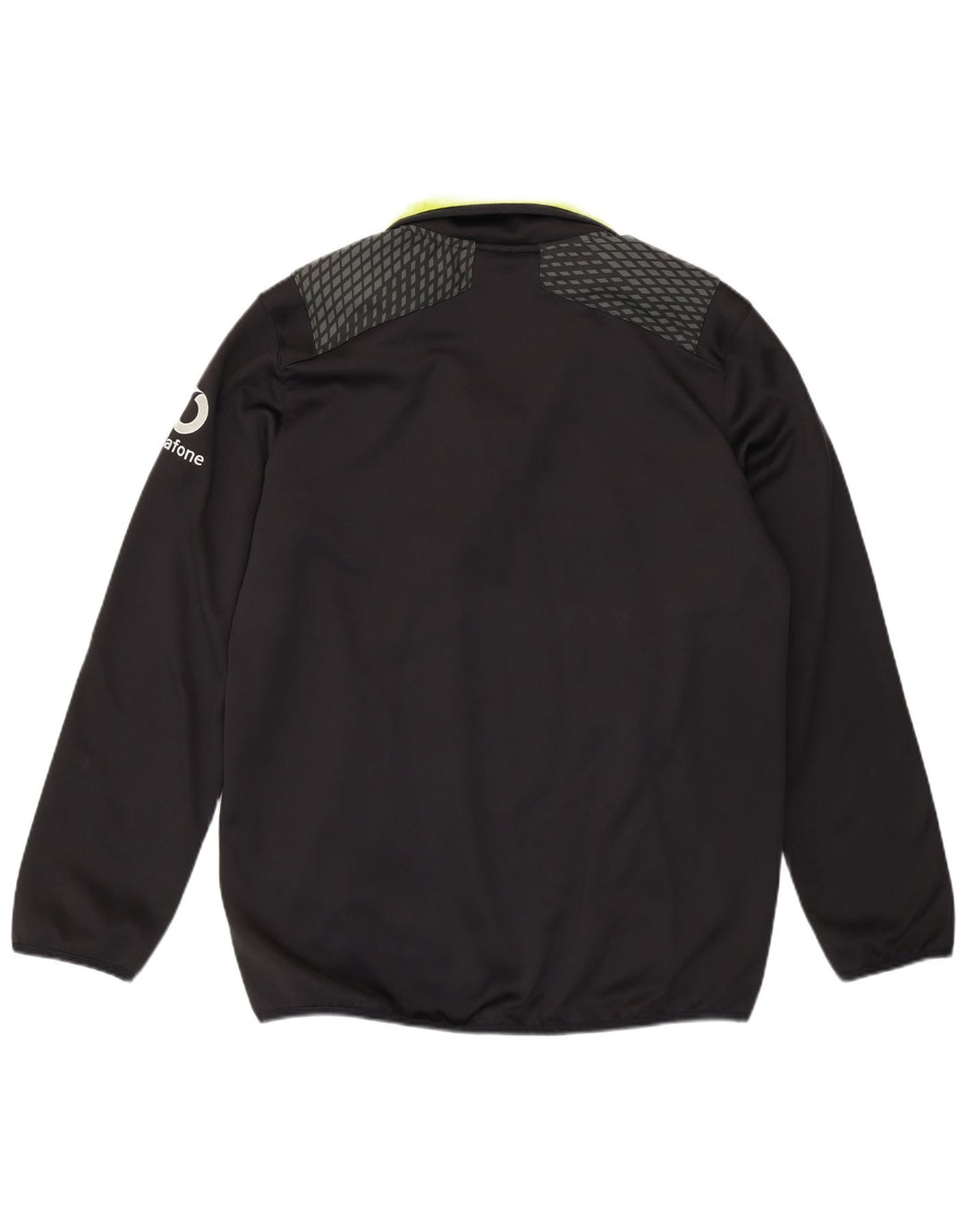 Canterbury Mens IRFU Zip Neck Pulôver Treino Top Médio Poliéster Preto