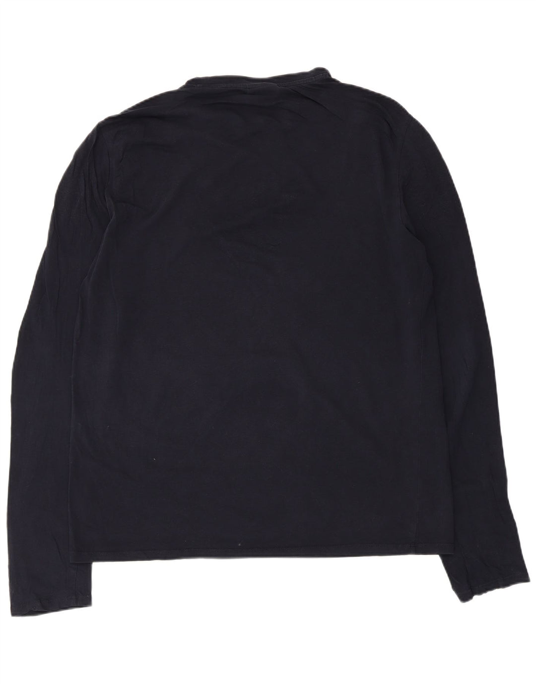 Armani Mens Top Manga Comprida 2XL Azul Marinho