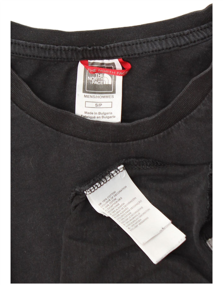 The North Face Camiseta Masculina Top Pequeno Algodão Preto
