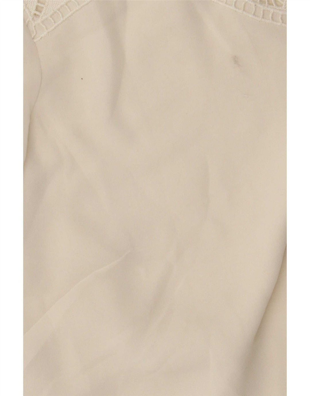 Blusa feminina Marks & Spencer Autograph manga comprida Reino Unido 16 grande bege