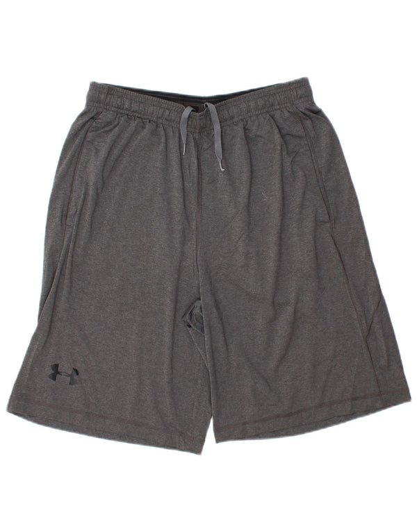 UNDER ARMOUR Mens Heat Gear Sport Shorts Cinza Médio