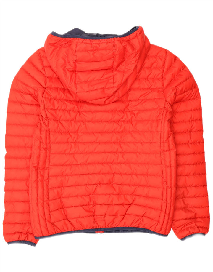 Jaqueta acolchoada com capuz masculina Superdry UK 40 poliéster vermelho grande