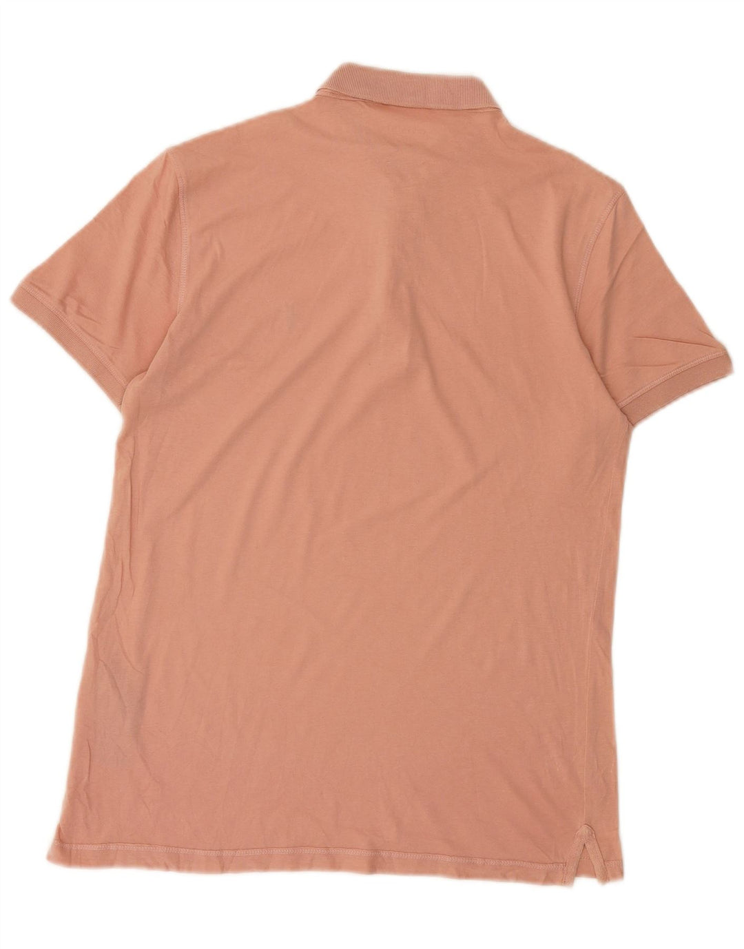 Camisa polo masculina ALL SAINTS pequena rosa algodão