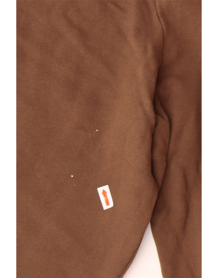 ALL SAINTS moletom masculino jumper médio algodão marrom