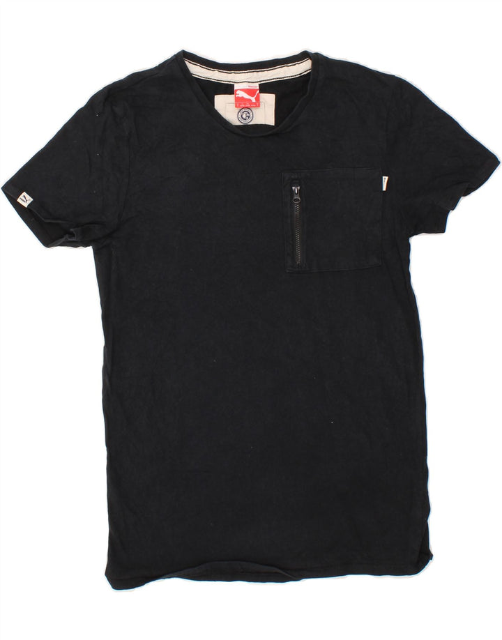 PUMA Mens T-Shirt Top Small Black Cotton Vintage Puma and Second-Hand Puma from Messina Hembry 