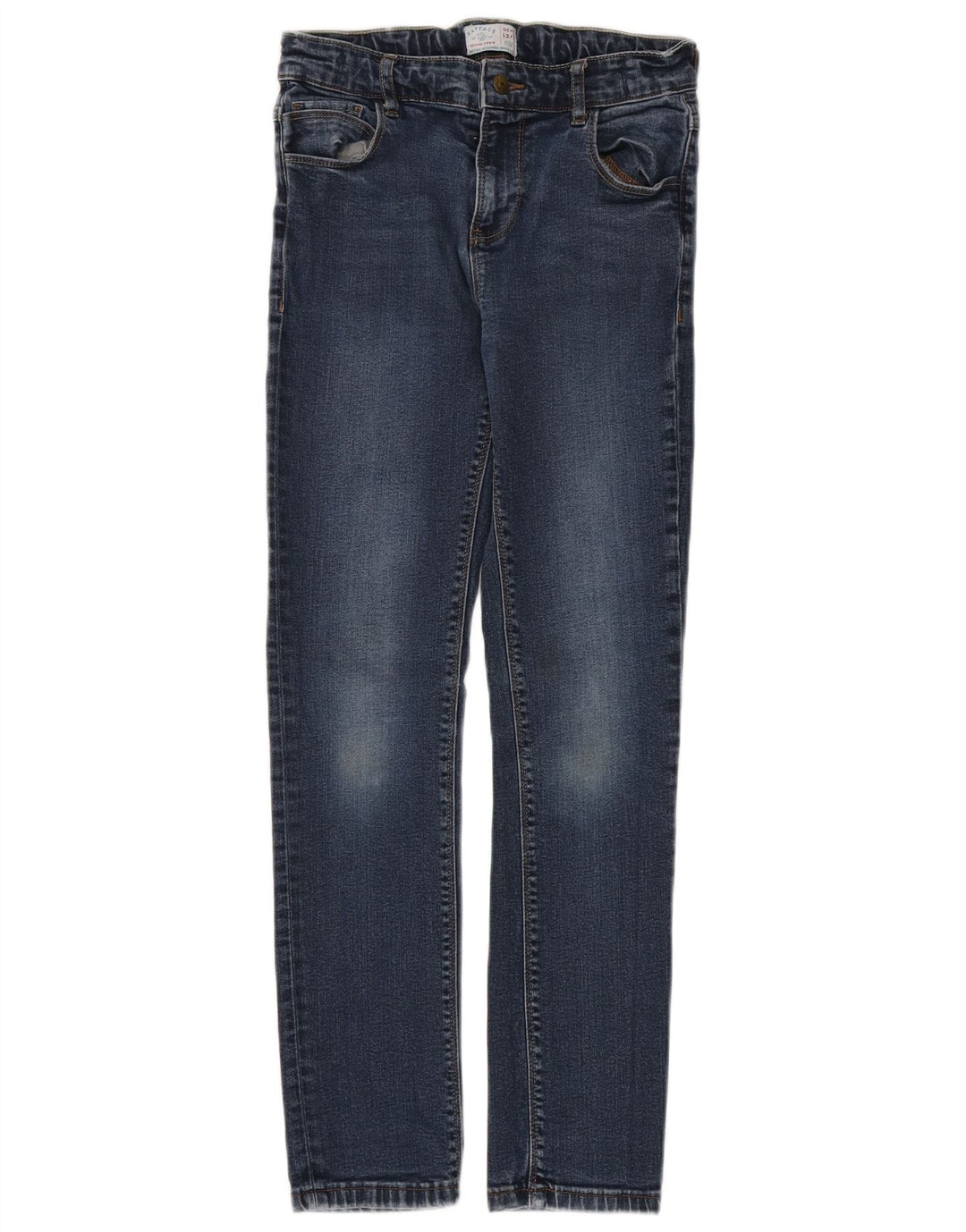 FAT FACE Meninas Jeans Retos 12-13 Anos W28 L28 Azul Algodão