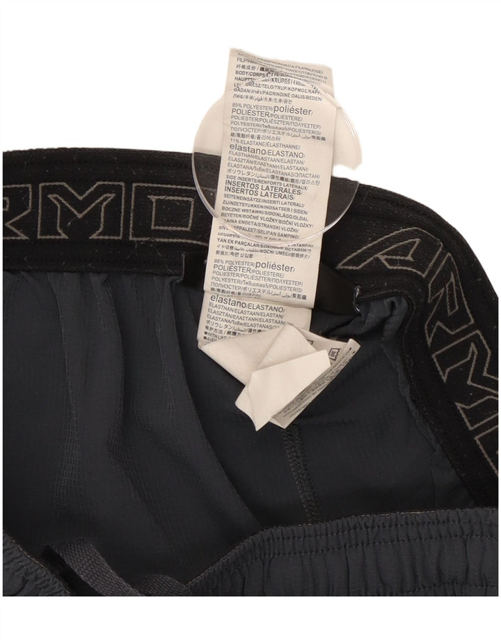Under Armour Mens Heat Gear Sport Shorts poliéster cinza médio