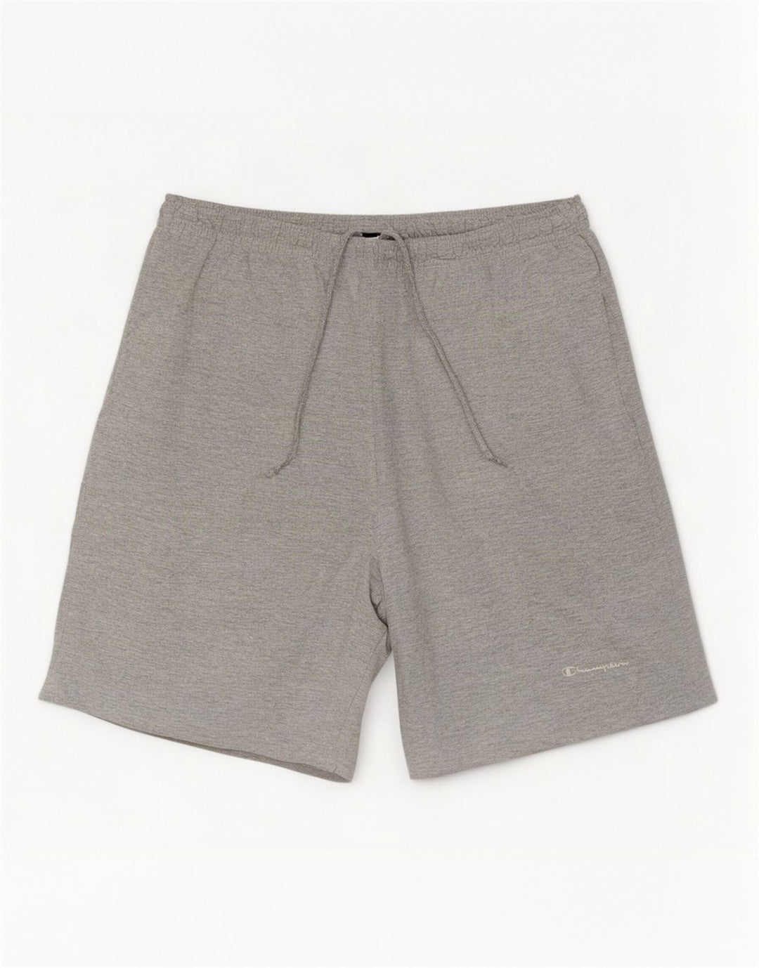 Shorts esportivos masculinos Champion XL cinza manchado de algodão