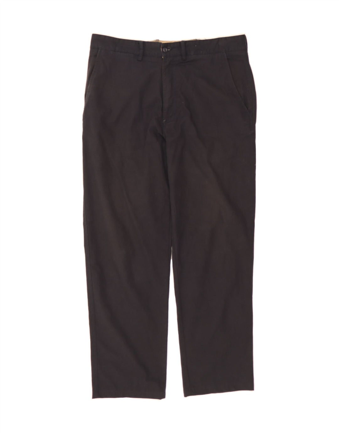 AVIREX Mens Straight Chino Trousers W35 L30 Black Cotton Vintage Avirex and Second-Hand Avirex from Messina Hembry 