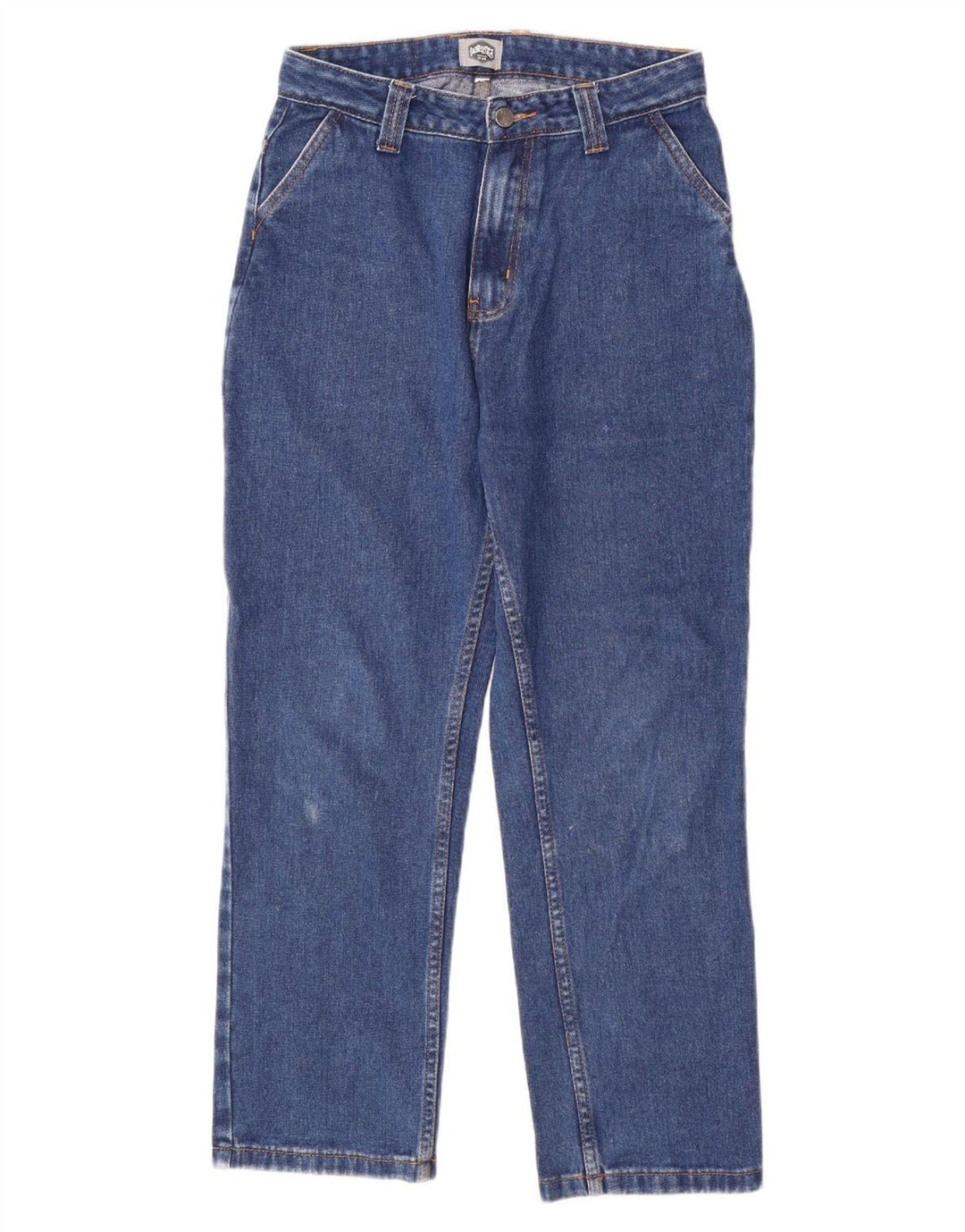 Jeans retos femininos VINTAGE W28 L27 azul