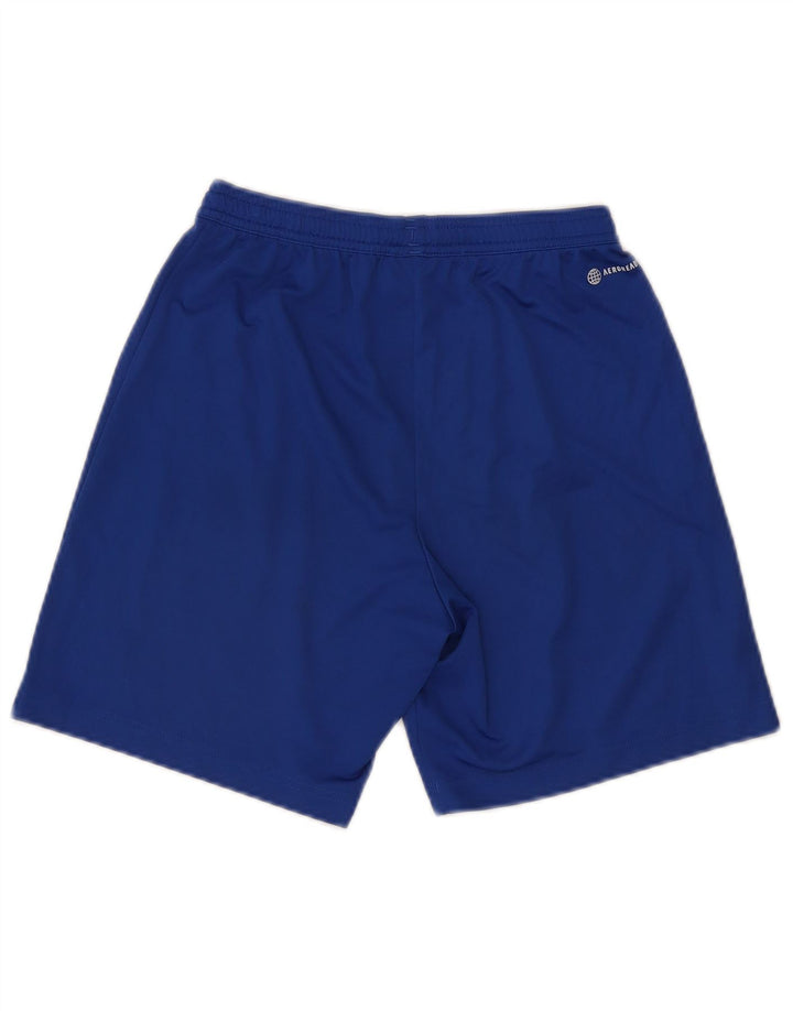 Adidas Mens Aeroready Sport Shorts Pequeno Azul Poliéster